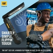 Cat® S22 | Rugged Flip phone | 16GB 2GB RAM | IP68 | 4G LTE | T-Mobile Locked - Black
