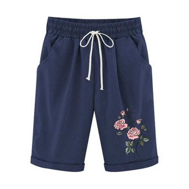 Cordón de Impresión de la Cintura Elástica Casual, Pantalones de Pijama para el Hogar, la Playa, la Ropa de Dormir Y el Uso Diario
