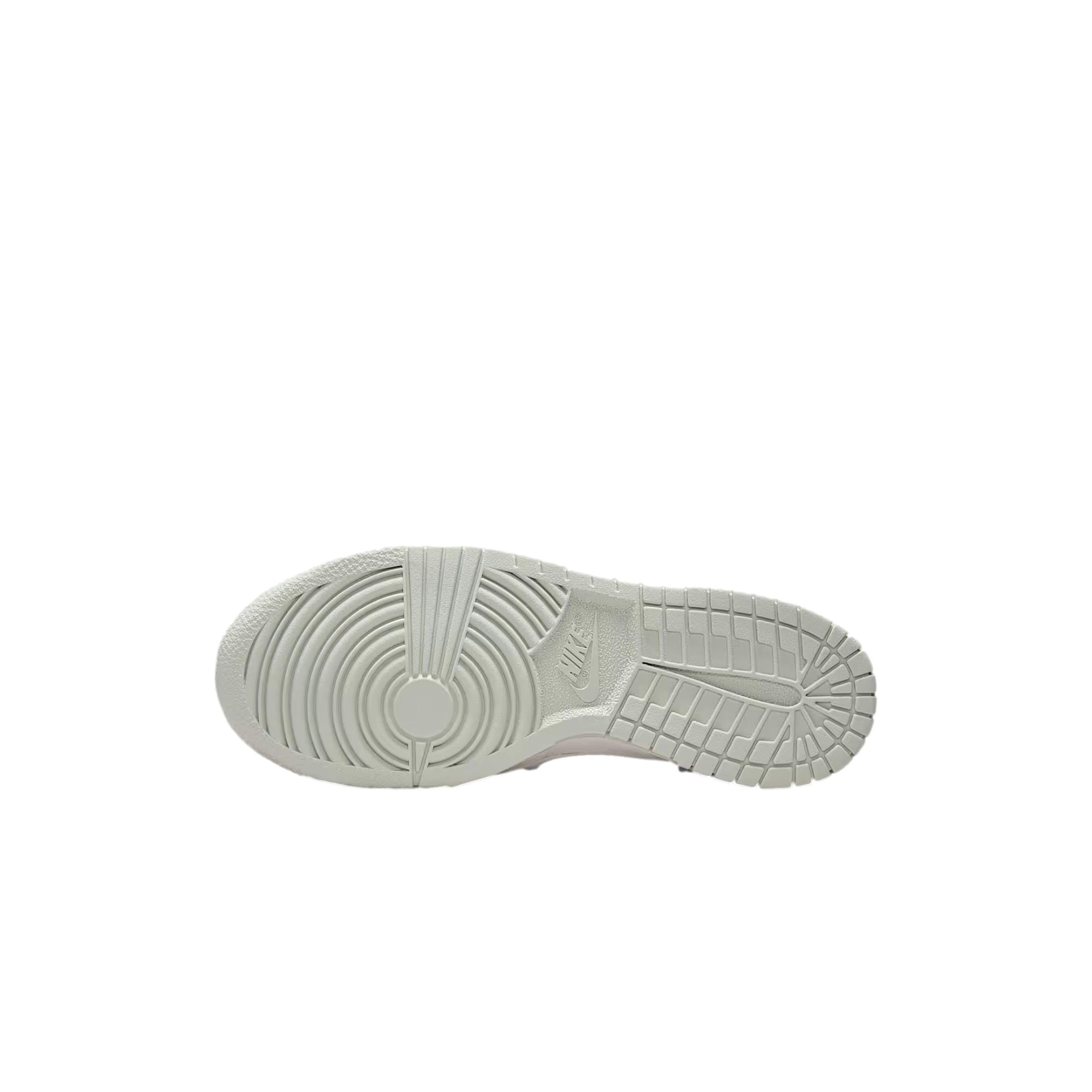 Big Kid's Nike Dunk Low White/Light Silver-Photon Dust (FB9109 124) - 6