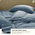 thumbnail image 3 of Juego de funda de edredón Bedsure Cooling Queen Size Dusty Blue, 3 of 9