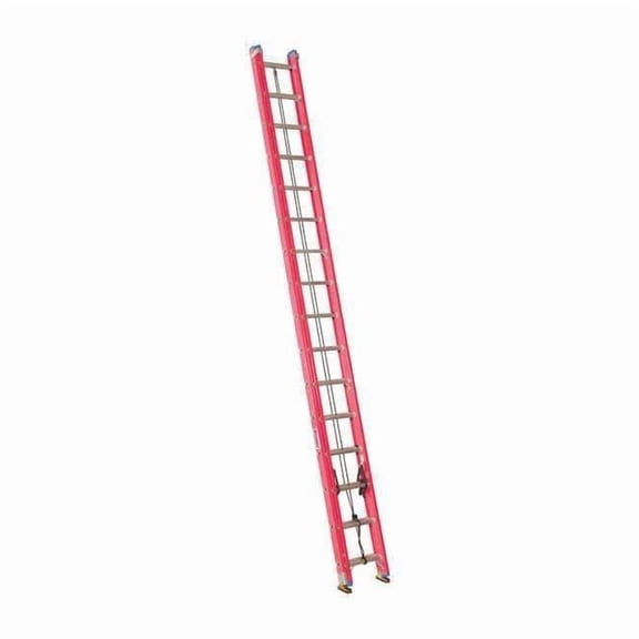 Westward 32 ft Fiberglass Extension Ladder, 300 lb Load Capacity 44YY21