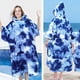 thumbnail image 5 of Bath Toall Swim Beach Poncho Microfibra Maneta Playa Sports Multifuncional Tela Seca Con Bolsillos Grandes para Buceadores Nadadores Surfistas, 5 of 9