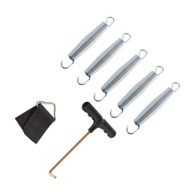 bedienty Ressort de Trampoline Matériel de Réparation en Alliage Premium Pièces de Trampoline Robustes Ressort 13.5cm 14.7cm