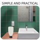 thumbnail image 5 of Dispensador de champú con tapa de 3 piezas, accesorio para baño y hogar., 5 of 8