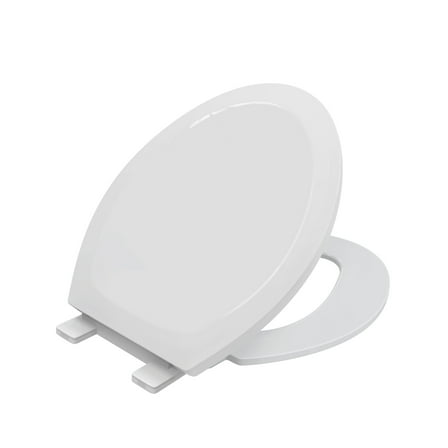 Standard Elongated Toilet Seat, Glossy White