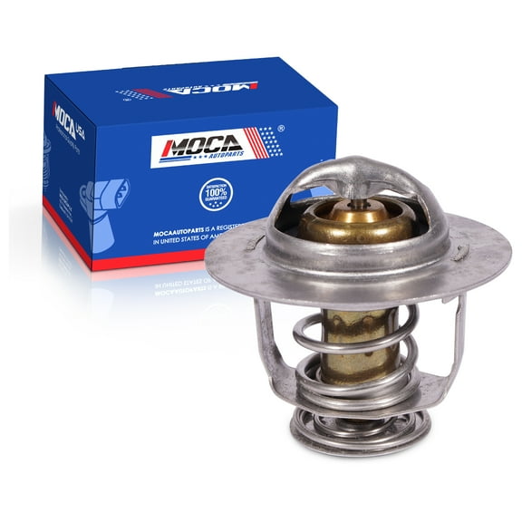 MOCA AUTOPARTS Coolant Thermostat Fit for 2010-2018 Ford E-350 Super Duty 6.8L & 1999-2016 Ford F-450 F-550 Super Duty 6.8L &