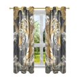 thumbnail image 6 of BZSMCE Window Curtain Panels Fashion Fierce Waves Printed 63x42in/63x52in, 6 of 7