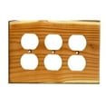 thumbnail image 2 of Switch Plate - Traditional - 3 Duplex - Blued Pine, 2 of 7