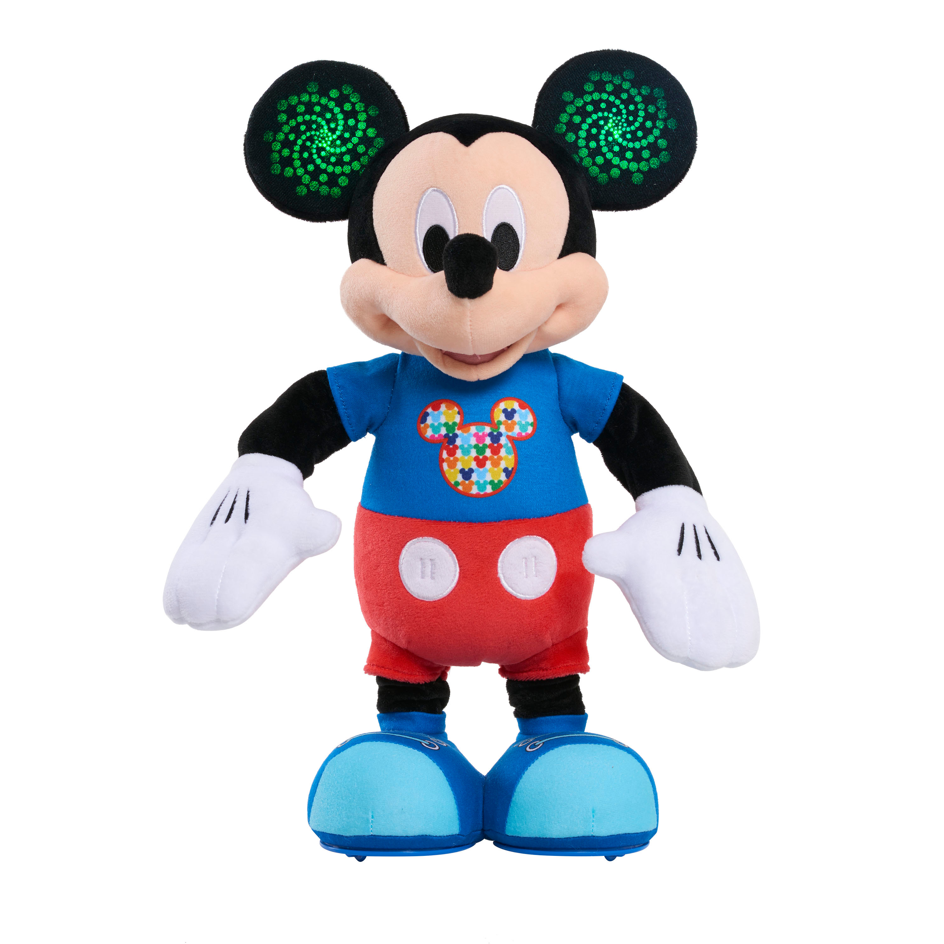 Disney Junior Hot Dog Dance Break Mickey Mouse, Interactive Plush Toy, Lights Up and Sings "Hot Dog Song" and Plays “Color Detective” Game, Kids Toys for Ages 3 up - image 4 of 4