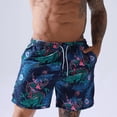 thumbnail image 2 of Tisoloow Mens Swim Trunks Quick Dry Swim Bathing Suits Beach Board Shorts with Mesh Lining and Pockets Bathing Suits Dragon XX-Large, 2 of 11