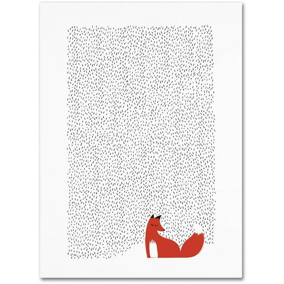 Trademark Fine Art 'Black Grass' Canvas Art by Robert Farkas