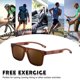 thumbnail image 5 of Vidrios cuadrados polarizados de madera de la moda casual de las gafas de sol, hechos de bambú, 5 of 5