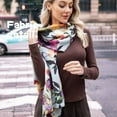 thumbnail image 2 of Nvzi Bufanda grande con estampado elegante para otoño e invierno, con tacto de cachemira, chal largo grande, suave y cálido, estilo F, 2 of 3