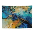 thumbnail image 5 of BCIIG Liquid Pouring Tapestry Wall Hanging Unique Style Graphic Tapestries Home Wall Decor Art for Living Room Bedroom Apartment Farmhouse Dorm 40x30inch, 5 of 6