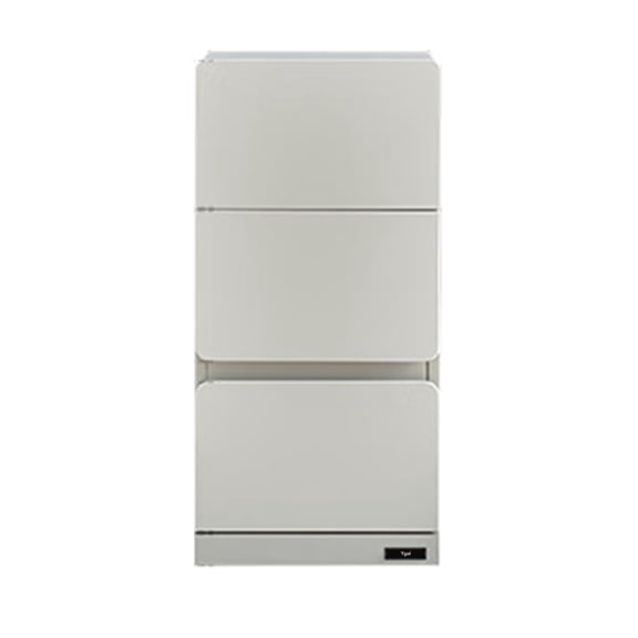 Ygal Night tables, White Night Stand with 3 Drawers, Bed Side Table for Bedroom, Living Room, Dorm, Modern