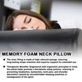 thumbnail image 4 of Xirurus Memory Foam Pillow for Neck and Back Support, 19.7" x 3.9" Cylindrical Body Pillow with Washable Cover for Bed, Chair & Travel, 4 of 5