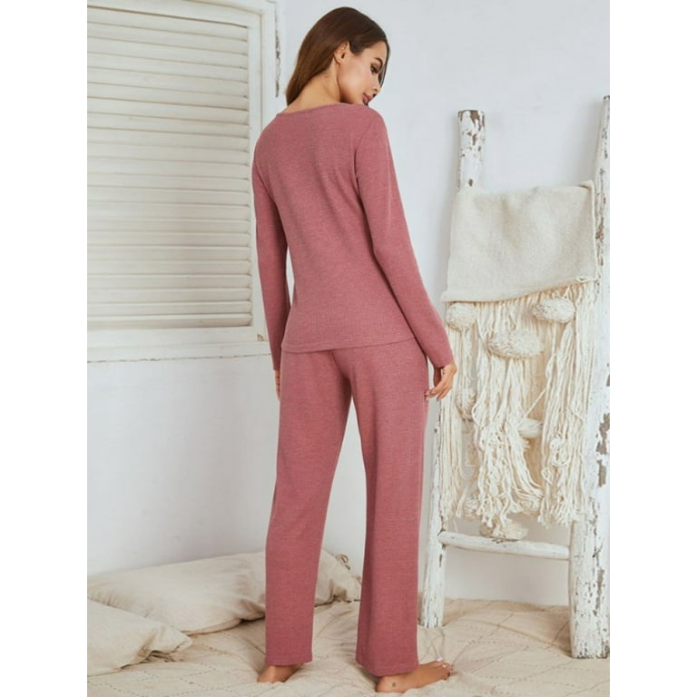本当に信頼出来る商品 pj Piece 2 Sets Loungewear Women Sets,Long Neck V Sleeved Clothing