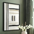 thumbnail image 5 of Neutral Lines II in Black Solid Wood 16 x 20 Framed Print, 5 of 6