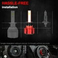 thumbnail image 5 of For Honda CR-V 2005-2006 LED Headlight Fog Light Bulbs Kit High Low Beam White 6pcs, 5 of 11