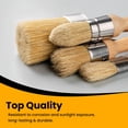 thumbnail image 3 of Set de pinceles para muebles YibaiBrush, tiza y cera, 4 unidades, 3 of 7