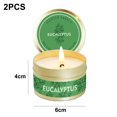 thumbnail image 2 of 2pcs essential oil scented candles, soy wax cans, natural plant fragrance, creativityStyle:Style2;:;, 2 of 6