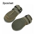 thumbnail image 1 of TRUELOVE Pet Shoes Waterproof Anti-slip for Puppy Medium and Large Dog Protect Pet Feet ArmyGreen Winter Snow 2/4pcs/set YS1891 ShopWise Round, 1 of 8