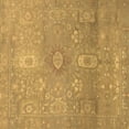 thumbnail image 1 of Ahgly Company Indoor Square Abstract Brown Modern Area Rugs, 4' Square, 1 of 4
