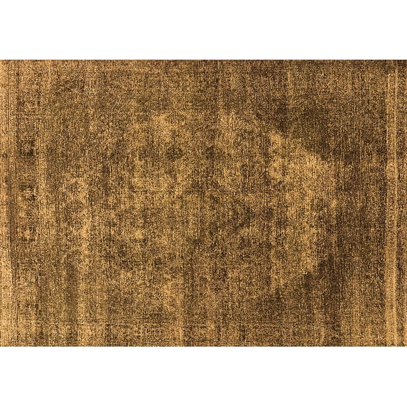 Ahgly Company Indoor Rectangle Persian Orange Bohemian Area Rugs, 5' x 8'
