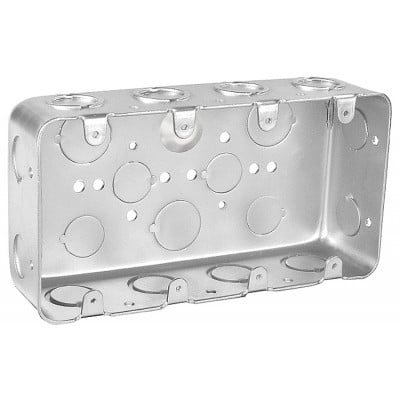 Garvin 2-1/8 Inch Deep - Four Gang Multi Device Switch Box (MGSB-4)