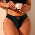 thumbnail image 4 of Uootdi Seamless Bikini Panties for Women Heart Detail No Show Stretch Support Briefs Soft Smooth Breathable Daily Intimates Gift, 4 of 7