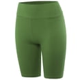 thumbnail image 2 of A2Y Women's Running Exercise High Waisted Bike Cotton shorts Kiwi 3XL, 2 of 3