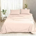 thumbnail image 4 of Hearth & Gear Stylish And Soft 4 Piece Bedding Set For Cozy Bedroom Made From Durable Polyester Fiber 180 Thread Count Sheets Your Sheets Size Patterned Sheets Linen Fitted Sheet Sheets for Size Bed, 4 of 4