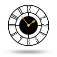 thumbnail image 4 of Silent Metal Large Wall Clock, Modern Simple Style Metal Wall Art,for living room bedroom wall hanging decor metal sign, Housewarming Gift, 4 of 5