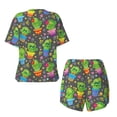 thumbnail image 5 of Lsque Cactus In Pots Women's Short-Sleeved Pajama Set - 2 Piece Soft and Lightweight Sleepwear Set-XX-Large, 5 of 9