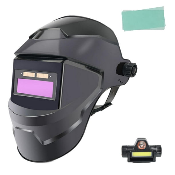 Casco de soldadura con energía solar, equipo de protección ajustable, profesional, con energía solar. Atenuación clásica