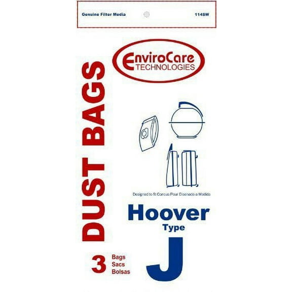 Compatible with Hoover Paper Bag for, Style J Constellation Slimline ENV 3pk