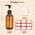 thumbnail image 2 of Botellas de vidrio Fumete de 120 ml (4 oz) vacías con etiqueta y embudo, 2, 2 of 7