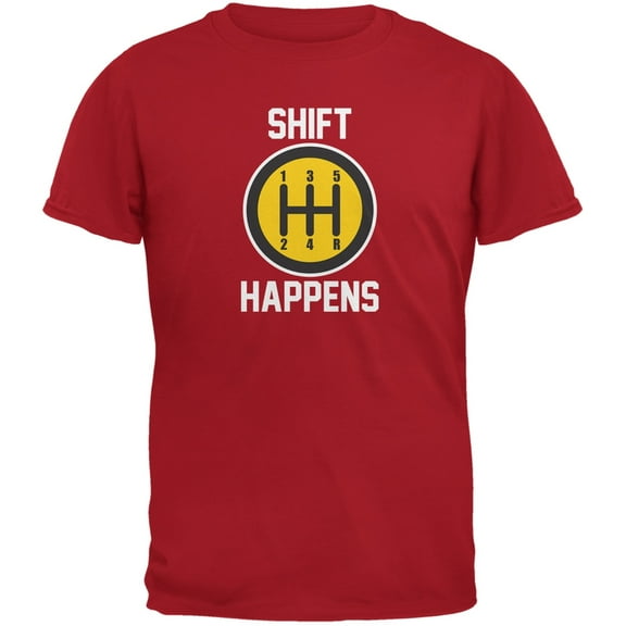 Shift Happens Red Youth T-Shirt - Youth Large