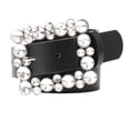 thumbnail image 1 of Contemporary Square Buckle Belt for Everyday Style Distinctive Fashion Accessory Versatile Wear for Dresses and Pants, 1 of 6