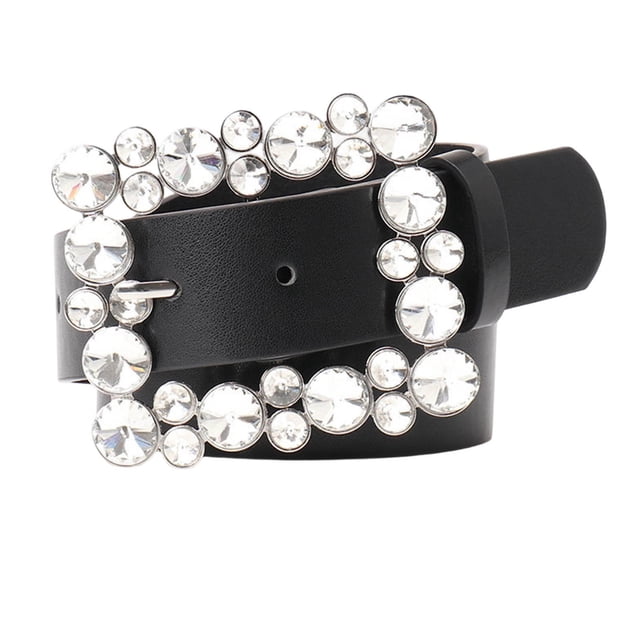 Contemporary Square Buckle Belt for Everyday Style Distinctive Fashion Accessory Versatile Wear for Dresses and Pants