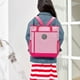 thumbnail image 4 of Mochila para niños, bolso de regalo, bolso reutilizable, bolso mensajero multipropósito, mochila rosa, 4 of 7