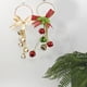 thumbnail image 1 of Colgante de campana navideña, adornos navideños con lazo, adornos navideños, colgador de puerta para árbol de Navidad, de primera línea, 1 of 6