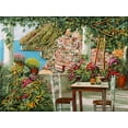 thumbnail image 2 of Borelli, Guido 14x12 White Modern Wood Framed Museum Art Print Titled - Positano dalla terrazza, 2 of 4