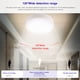 thumbnail image 4 of Luz De Techo Led Con Sensor De Movimiento Radar Detective De Movimiento Luz De Techo Luz De Techo De Metal Redonda Plana Detective De 120 Grados Para Pasillo Pasillo Garaje Escaleras Kearding HA026555-01, 4 of 6