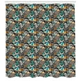 thumbnail image 3 of Ambesonne Pirates Shower Curtain, Colorful Objects Marine, 69"Wx84"L, Multicolor, 3 of 3