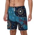 thumbnail image 2 of Uemuo Bohemian Turtle Pattern Mens Swim Trunks Quick Dry Board Shorts with Mesh Lining, Stretch Beach Shorts Quick Dry No-Chafing Board Shorts-3X-Large, 2 of 9