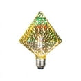 thumbnail image 1 of EIMELI  Firework Light Bulbs  Infinity 3D Light Fireworks Effect ST19 LED Light Bulb  E27 Star Firework Edison lamp Christmas Day Decoration bar Firework Bulb Party Home Christmas Party H, 1 of 3