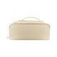 thumbnail image 3 of Paquete 100 piezas Cosmetiquera corporativa expandible de curpiel con asa beige 25 x 11 x 11, 3 of 7