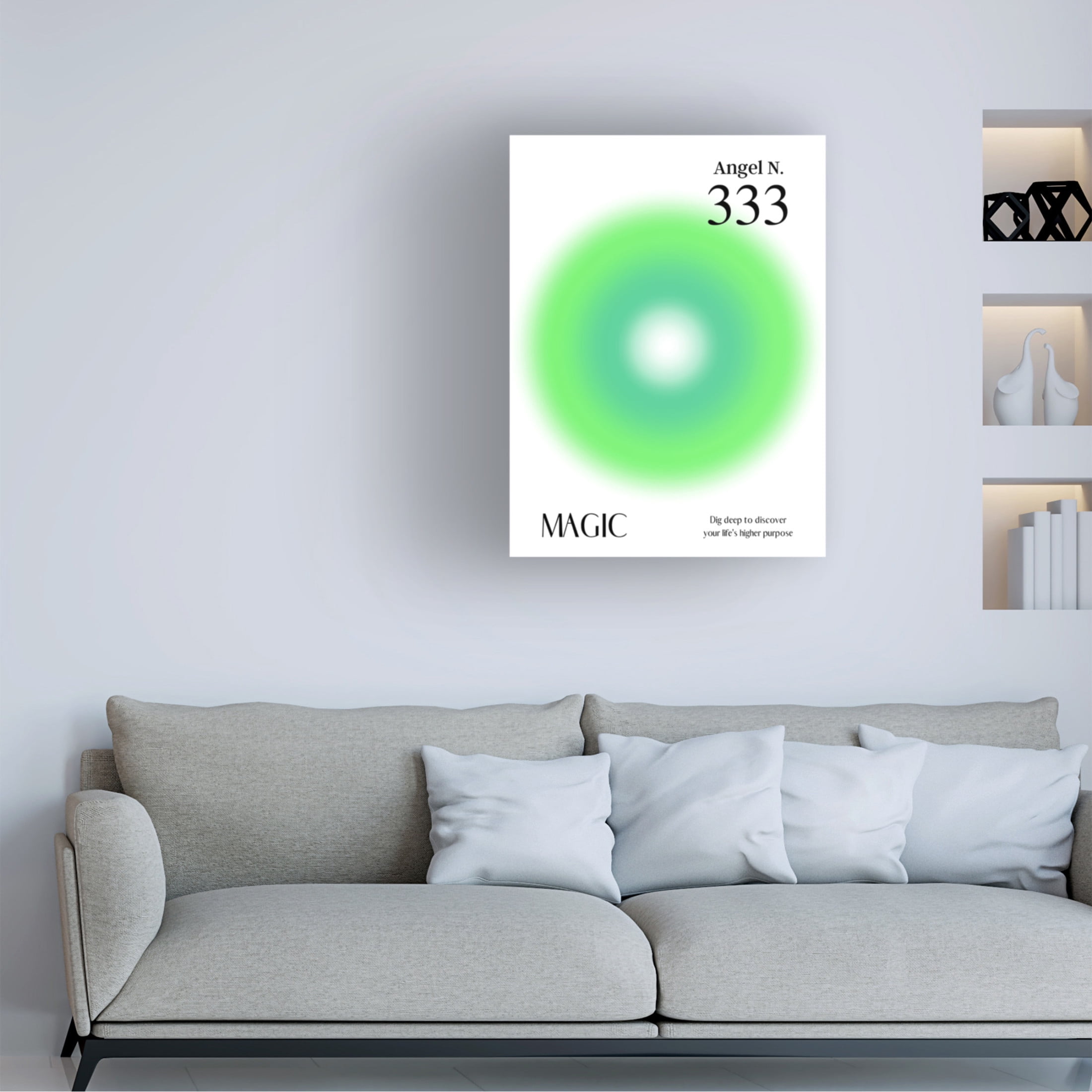Trademark Fine Art Amelie Angel Number 333 Canvas Wall Art