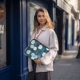 thumbnail image 6 of FORMRS 13"-13.3" Laptop Sleeve Protective Case Soft Carrying Quilted Computer Bag Cover, Dark Blue Hexagon Patterns, 6 of 7